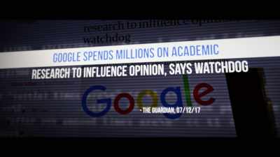 They went into schools and they
offer their Google apps for education - The Creepy Line