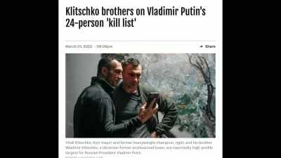 They would line them up
on the main street - Klitschko: More Than a Fight