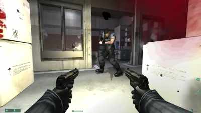 They'd be shooting
chandeliers and bottles and, like, - FPS: First Person Shooter