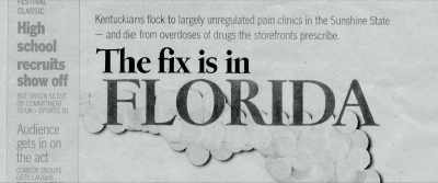 They'd come to Florida
and get drugs - American Pain