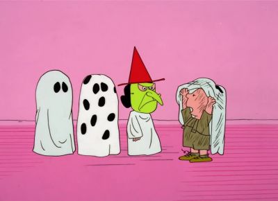They'll never guess it's me under here - It's the Great Pumpkin, Charlie Brown
