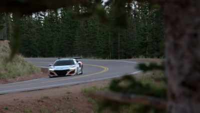 They'll only see the
entire 12.7-mile course - Pike's Peak: On The Edge