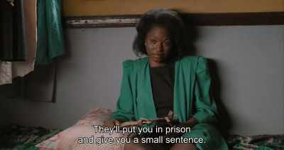 They'll put you in prison
and give you a small sentence. - Swallow