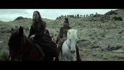 They'll stay there,
long as Red Feather returns to 'em. - American Primeval