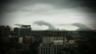 THEY'RE A PHENOMENON CALLED
KELVIN-HELMHOLTZ WAVE CLOUDS. - Strange Evidence