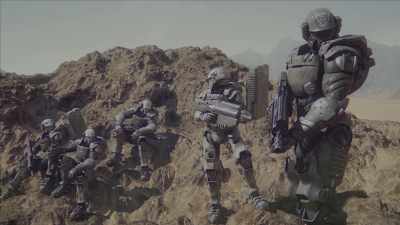 They're afraid we'll nuke them
if they get too close. - Starship Troopers: Traitor of Mars