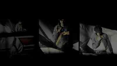 They're asking him to lift his shirt. - American Manhunt: The Boston Marathon Bombing