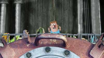 They're chomping on my knees! - Big Nate