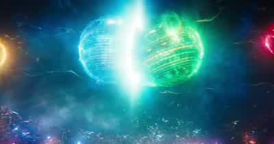 ...they're colliding and collapsing. - The Flash