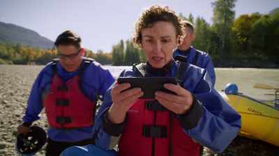 They're coming
around Breakneck Bend! - A Whitewater Romance