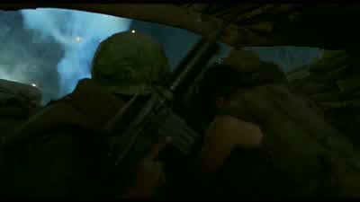 They're coming through all over! - Platoon