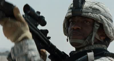 They're communicating with your cameraman. - The Hurt Locker