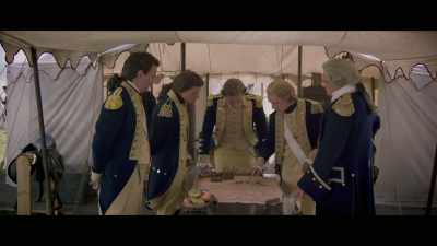 They're down
to two fortifications - Washington