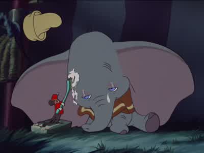 See They're drinkin' a toast to yaYeah You're a big hitWhy uh you're terrificOh you're colossal StupendousCome on Alley oop I gotta wash behind your earsYou oughta be proudYou're a success - Dumbo