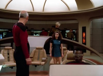 They're forcing a very difficult decision
on me, Counselor. - Star Trek: The Next Generation