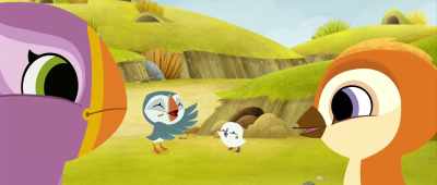 They're funny. - Puffin Rock and the New Friends