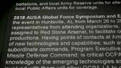 They're going to military tech expos, - Theaters of War