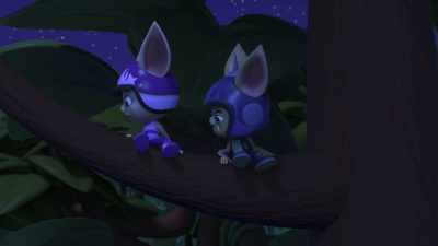 They're headed
for the cave - - Top Wing