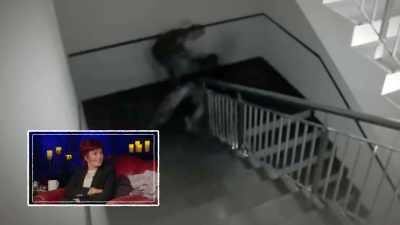 They're just walking down
the stairs - The Osbournes Want to Believe