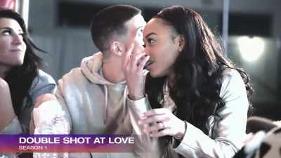 - They're kissing.
- What? - Double Shot at Love