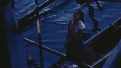 They're looking for
safe harbor in the shadows - The Pacific War in Color
