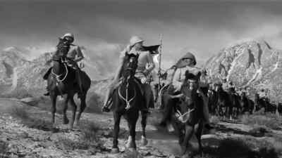THEY'RE MOVING
ALONG FINE. - The Charge of the Light Brigade