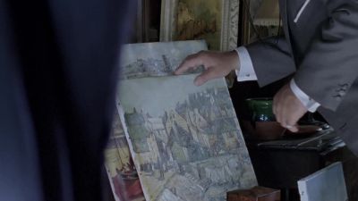 They're Mrs Gallaccio's own paintings. - Agatha Christie's Poirot
