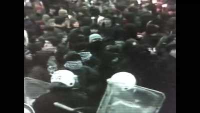 -They're not there to protect us.
-Exactly. - The Antifascists