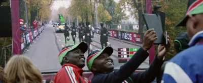 They're on pace." I
said, "Are you sure?" - Kipchoge: The Last Milestone