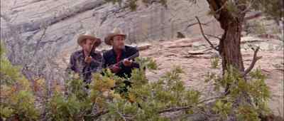 They're on that ridge above us.
Better pull back. - Fort Massacre