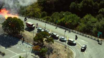 They're on the ramp, TJ.
Two bikes. - CHIPS