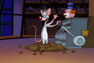 They're pinky and the brain - Pinky and the Brain