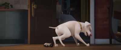 They're probably out there
playing fetch together - DC League of Super Pets