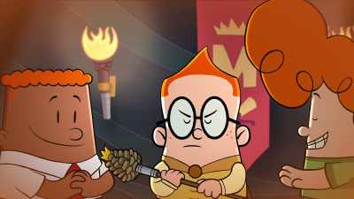 -They're ready, your Melvinness.
-Your scepter, your Melvinity. - The Epic Tales of Captain Underpants