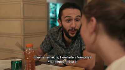 They're remaking Feuillade's Vampires. 
You posted about it! - Irma Vep