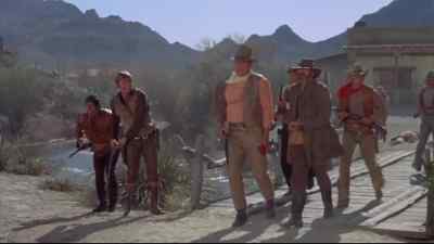 - They're running, Colonel.
- Well, Hendricks can't run far. - Rio Lobo