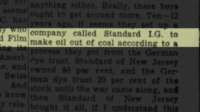 They're sharing patents - Hitler's Gold