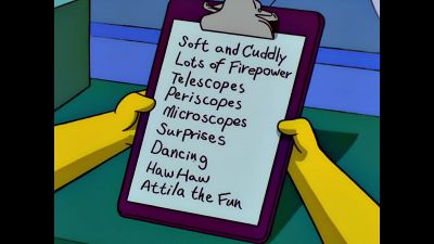 They're spying on us. - The Simpsons