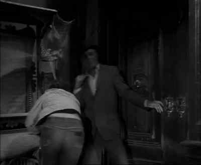 They're the rudest pair
I've ever seen.
[Object Clattering] - The Munsters