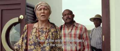 They're the word messengers
and the clans' elders. - Birds of Passage