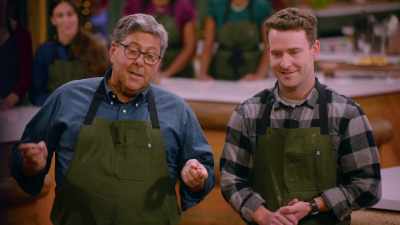 They're--they're gonna
light the menorah." - Baking It