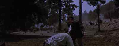 - They're too close, Sergeant.
- What I aim at, I hit. - The Last Frontier