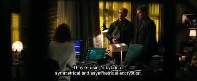 They're using a hybrid of
symmetrical and asymmetrical encryption. - Hot Dog