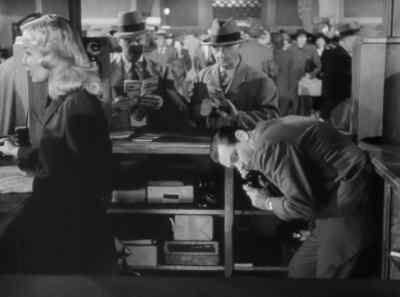 They're using a messenger.
Paging him with a telegram. - Union Station