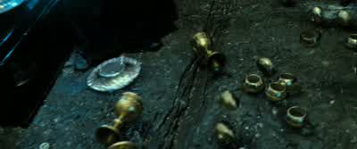 They've added the Gemino curse.Everything you touch will multiply. - Harry Potter and the Deathly Hallows: Part 2