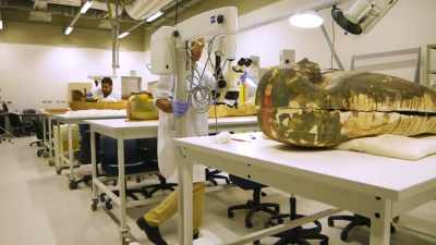 They've made a discovery
that could shed light on the death - Tutankhamun: Secrets of the Tomb