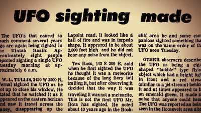 They've seen the classic
saucers out here, - Jack Osbourne's Night of Terror: UFOs