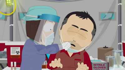 They've set up
an emergency shelter - South Park: Post COVID