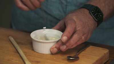 Thicken your gravy with
some flour dissolved in water. - James May: Oh Cook!