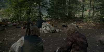 Thin one fell on the fat one
and killed him. - Barkskins